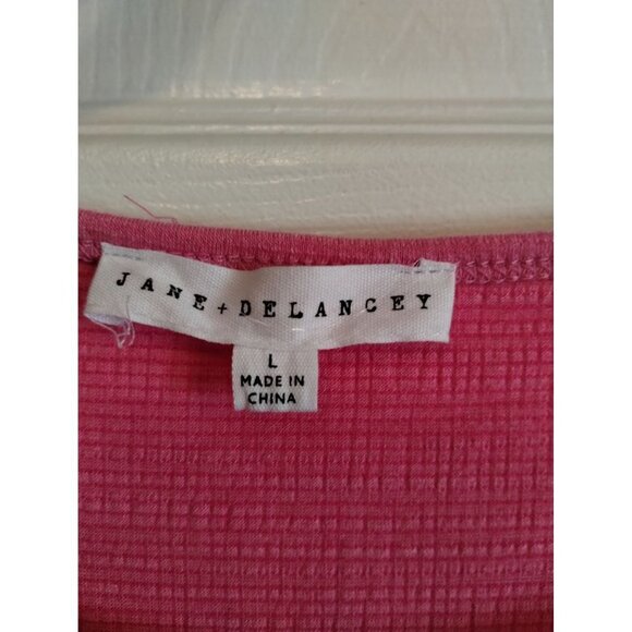 Jane + Delancey Pink puffy sleeve Tee - Picture 6 of 6